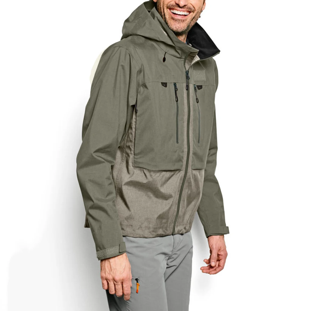 New Style 2024 Outdoor CONMR Factory Custom Fishing Wear Breathable 2.5L  Multiple Pockets Fly Fishing Wading Jacket