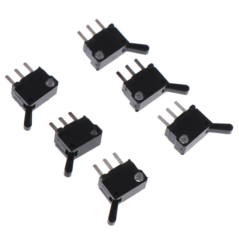 Micro Switches Miniature Small Limit Travel Switch with Hole Three Pins Normally Open Normally Closed N/O N/C