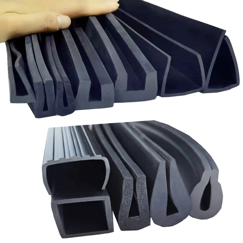 Rubber strip seals rubber edge strip U-shaped rubber strip