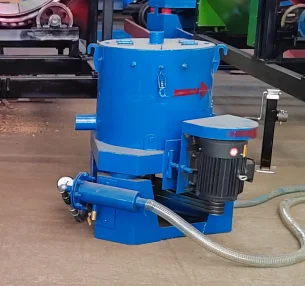 High quality small gold refining gold centrifuge machine to connect with trommel screen