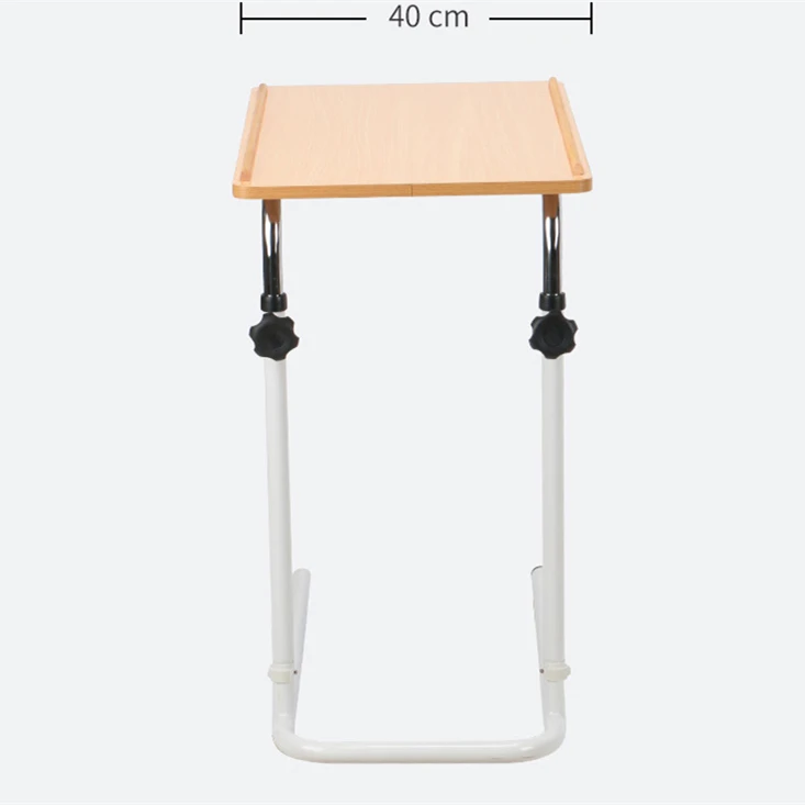 Portable lazy lift mobile computer table patient elderly care medical table