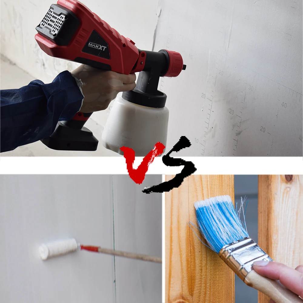 Burley Portable Electric Paint Sprayer Gun Machine HVLP for House Use