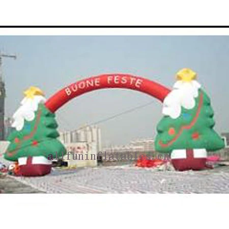 inflatable christmas tree arch christmas inflatables archway for decoration advertising custom logo size design
