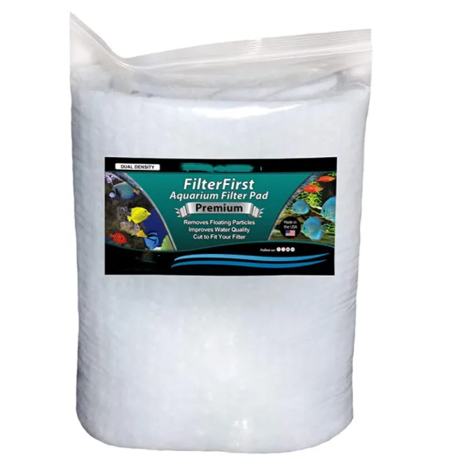 Белая классическая тонкая фильтровальная прокладка для пруда-1 дюймовый толстый-крупногабаритный рулон садовых фильтров для воды-Сделано в Китае