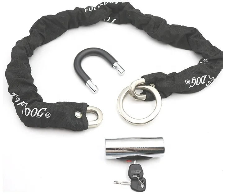 
Heavy Duty alloy steel U lock with Chain for motorbike lock 