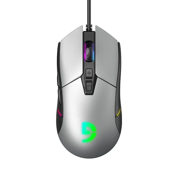 High performance wired game mouse RGB spectrum backlight ergonomic game mouse programmable up to 7200 DPI