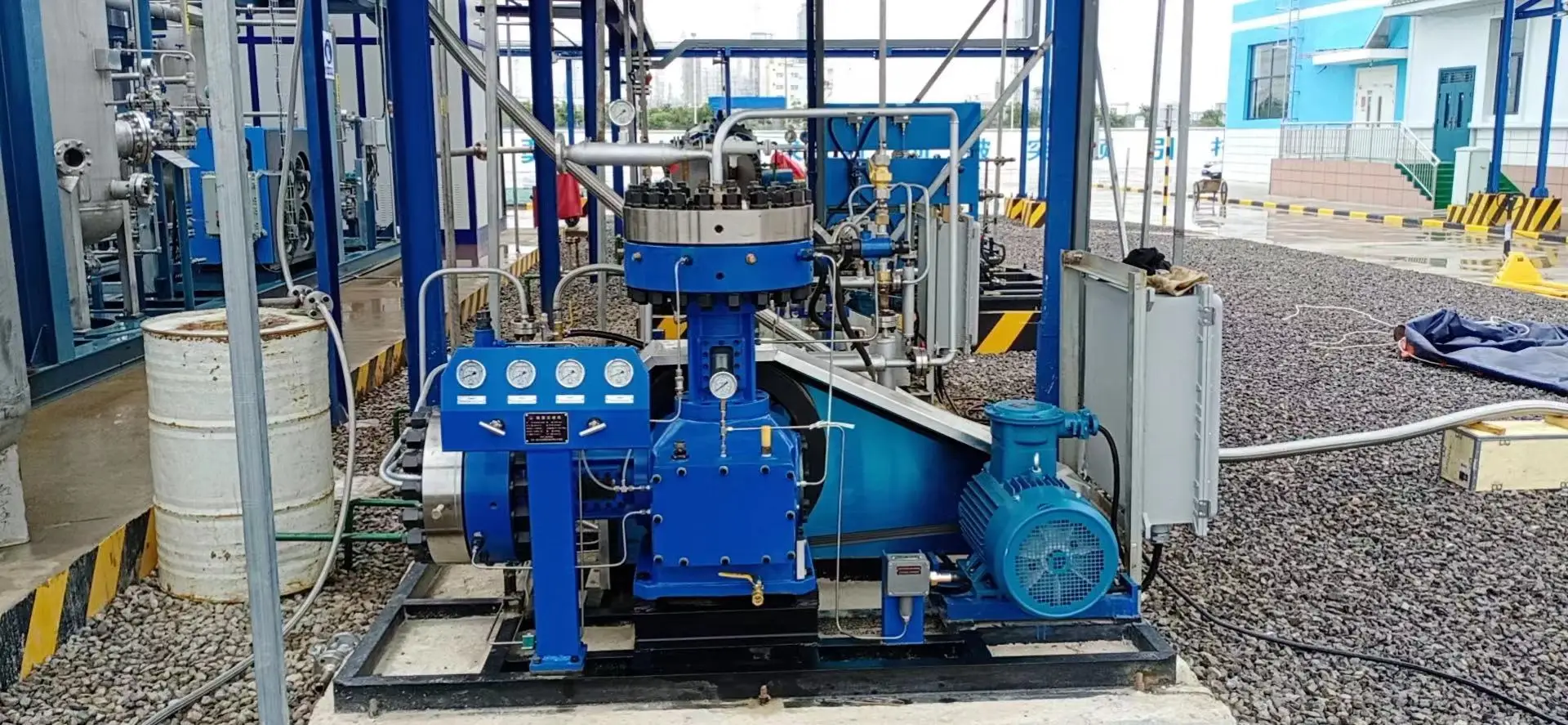 absolutely oil free high pressure 30mpa  oxygen diaphragm compressor for oxygen cylinder filling