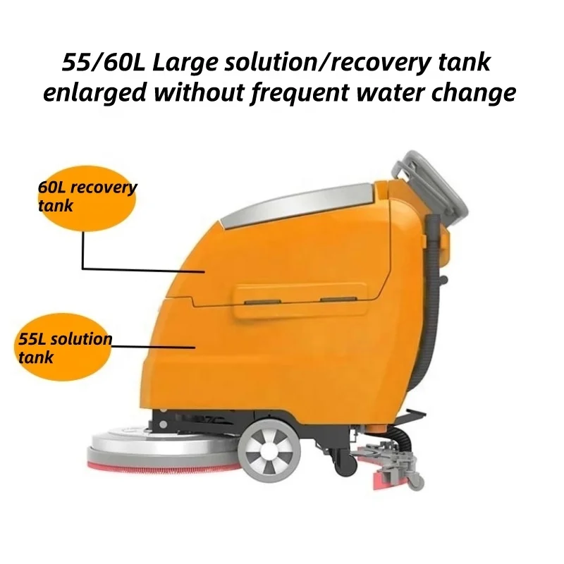 Automatic hard floor scrubber machine cleaning machine floor scrubber for home