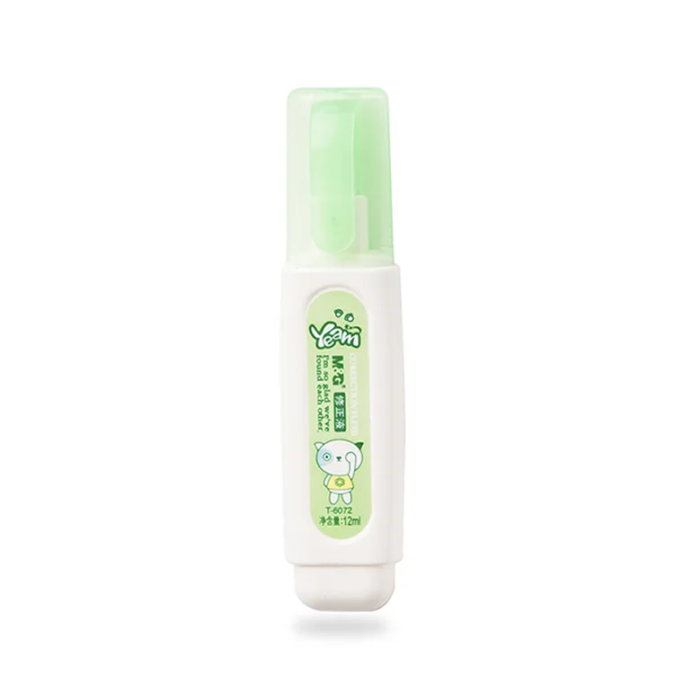 Factory Wholesale Cute School Office Stationery Fast Dry  Correction Pen Correction Fluid