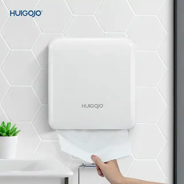 Wall Mounted Big Capacity Z N Fold Paper Towel Dispenser Modern Compact Design