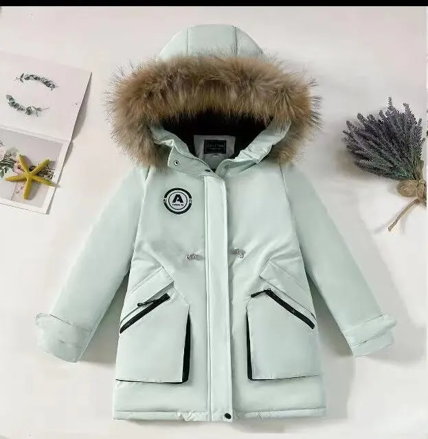 New Arrival Competitive Price Windproof Cotton-padded Loose Coat in Autumn and Winter for Girls