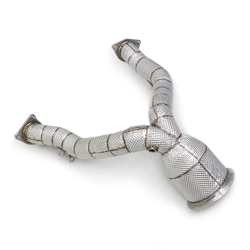 Escape Catted Downpipe For Porsche Macan S/Turbo 3.0T/2.9T 2018-2023 Down Pipe With Catalyst Exhaust Pipe Automotive Parts