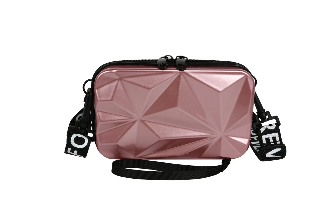 waterproof ABS PC plastic fashion mini cosmetic storage bag for woman