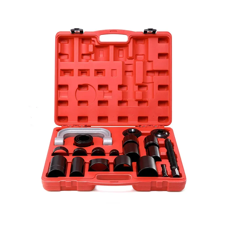 21-Piece Bush Master Adapter Set Ball Joint Service Kit Automotive Mechanical Installer Remover Tool