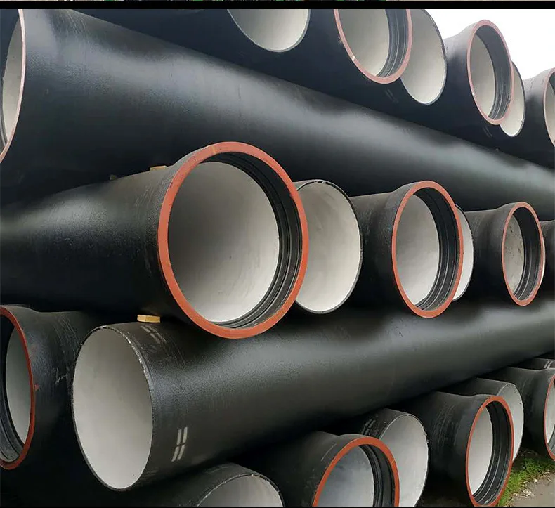 Black centrifugal DN600 ductile iron pipe C class