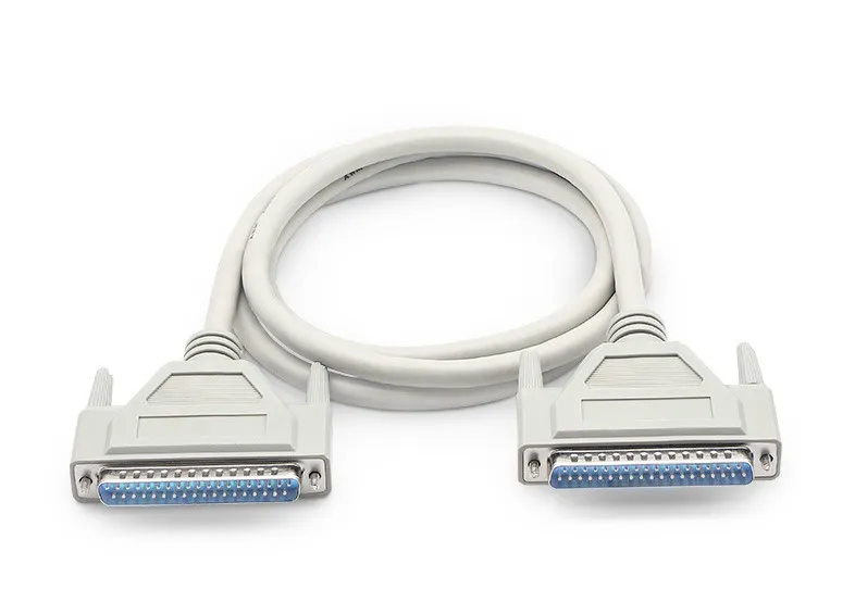 2021 Custom Black White D-SUB 37 Pin DB37 Male to Male Connector Serial Extension Cable For Machine