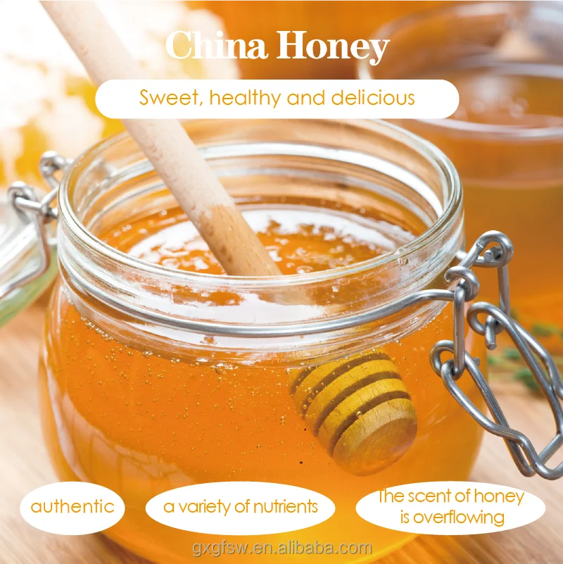 Wholesale Bulk Premium Quality Chinese Natural Bottle-packed Food Supplement High Quality Chinese Honey Honey Pure Liquid 0.5