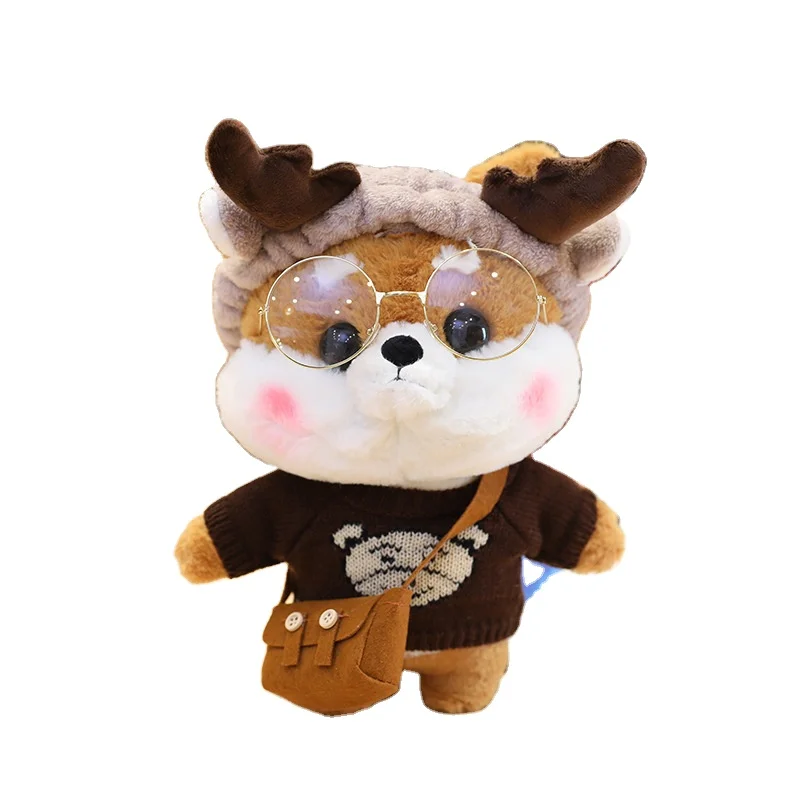 Симпатичные мягкие куклы-животные детские игрушки Kawaii Lalafanfan Cafe Mimi Shiba Inu собака плюшевая