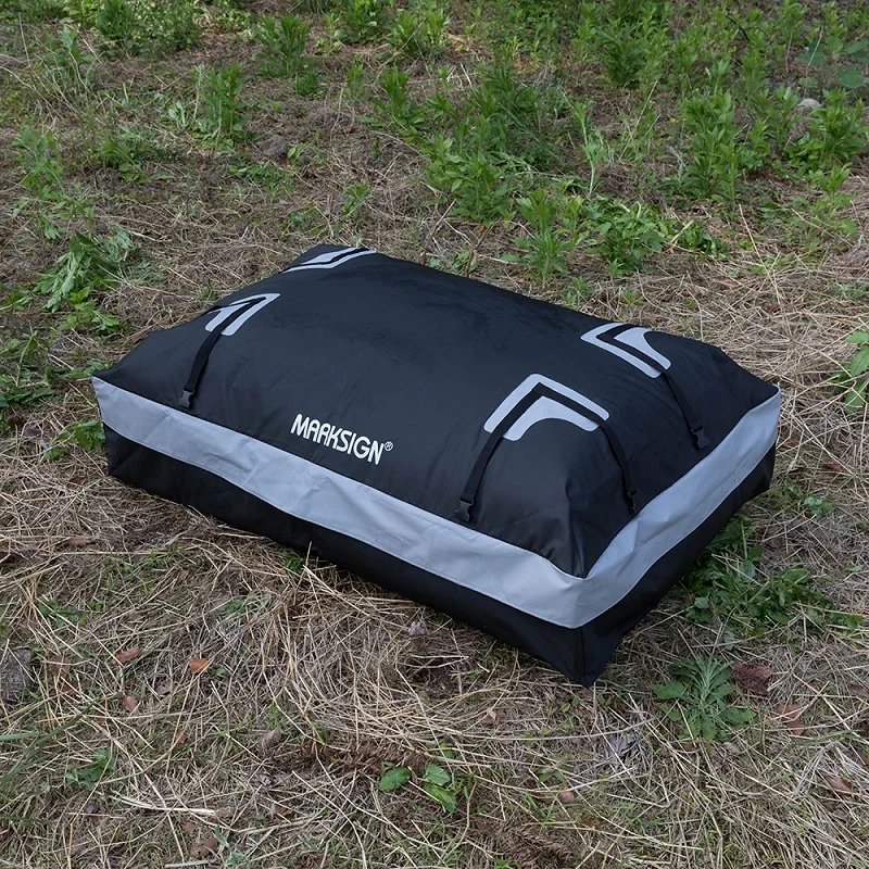 
100% Waterproof Car Roof Bag, Fits Vehicles with or without Roofracks 