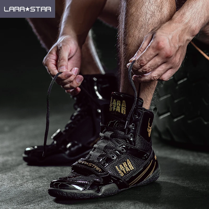 LS0014 Manufacture boxing shoes  Fashion  mma shoe gym Shoes for boxing sports