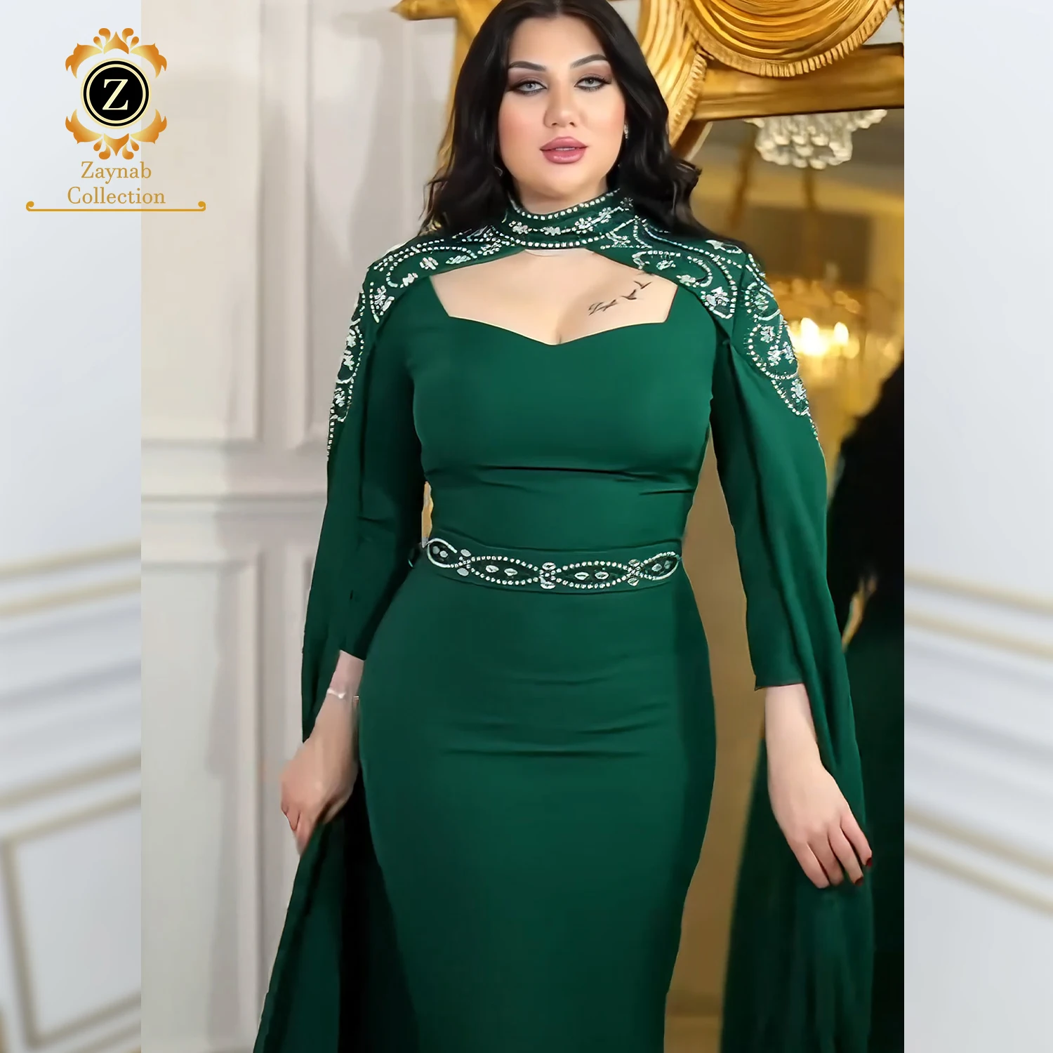 Zaynab Turkey Fashion Abaya Cotton Dress Nida Abaya Fabrics Ramadan New Model Dubai Muslim Women Open Luxury Jalabiya