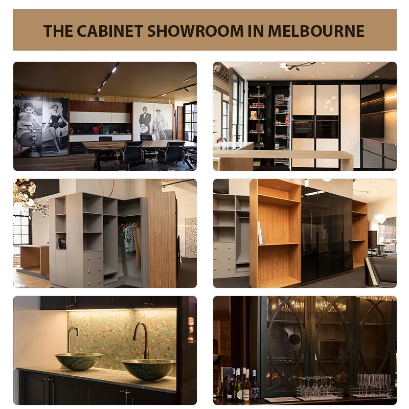 Prodeco Cupboards Furniture Small Design Aluminium L Shape Hanging Cabinet Kitchen Unit Cabinet Luxury for Project