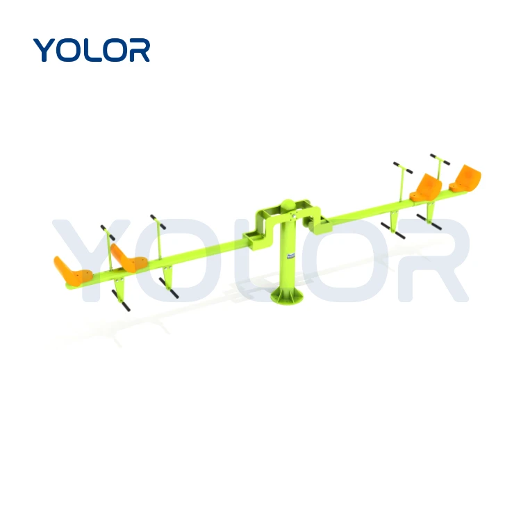 Manufacturers High-quality New Sports Customized Outdoor Four Seats Seesaw children outdoor playground