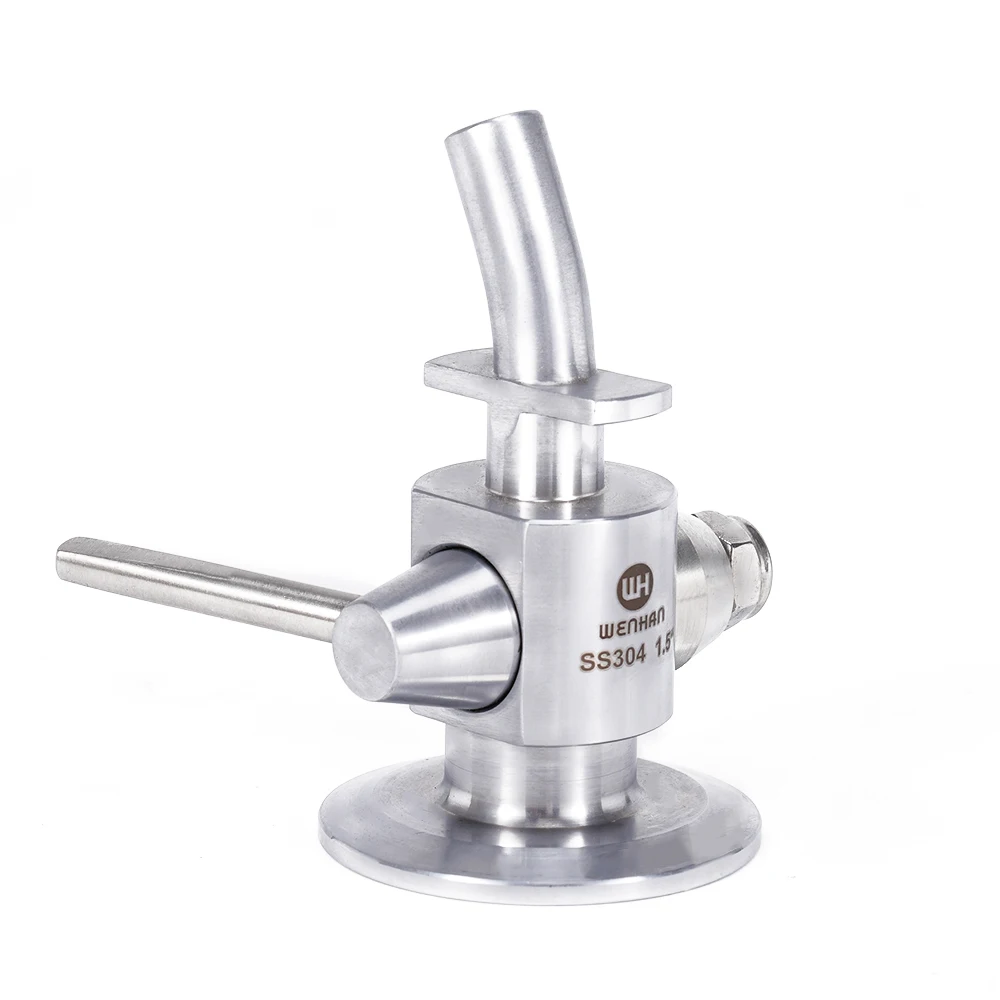 Switch Handle Control Cock Sanitary Beer Sampling Valve for Beer Tank