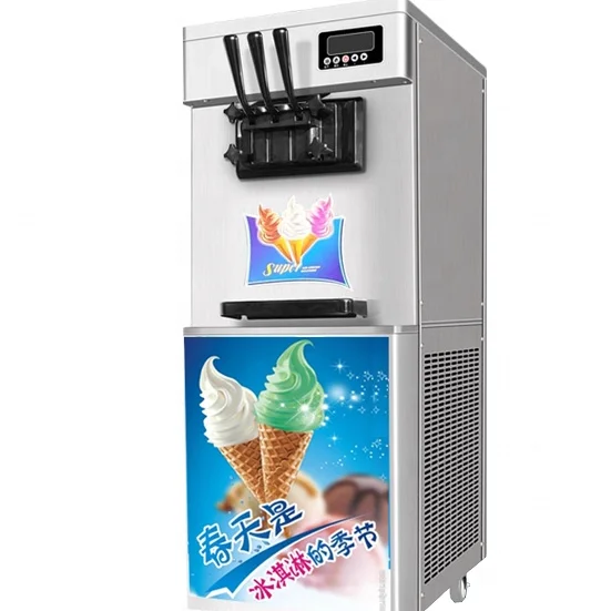 Машина для производства мороженого, профессиональная машина для производства мороженого, машина для приготовления мягкого мороженого