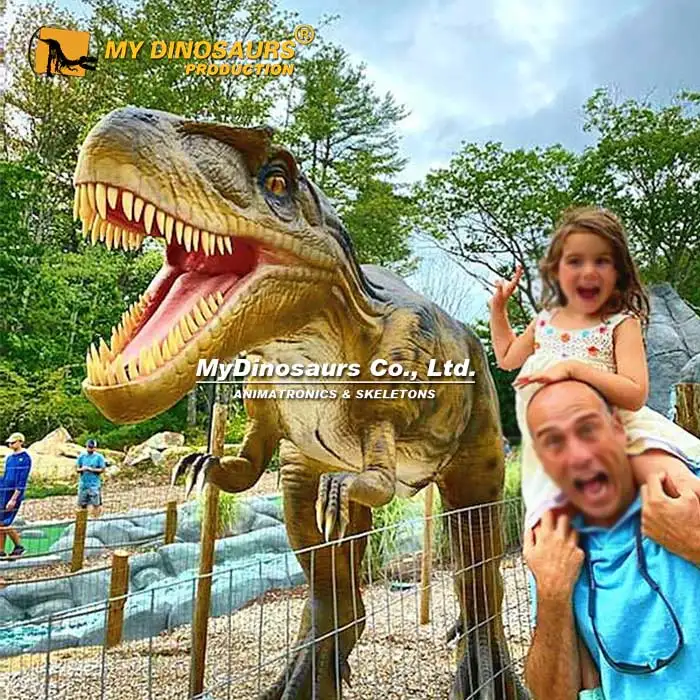 MY Dino FD001 High Quality Artificial Fiberglass Allosaurus Dinosaur Statue for Sale