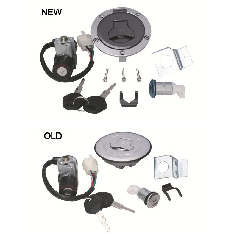 Ignition Switch Gas Cap Seat Lock Keys Set for Wangjiang Grand Gongzi WJ125-18MSX Little monkey M3