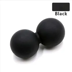 Fitness  Wholesale Yoga Logo Custom Full-Body Solid Silicone Muscle Deep Tissue Lacrosse Double Peanut Hand Massage Ball