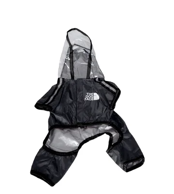 Small dog raincoat new pet raincoat