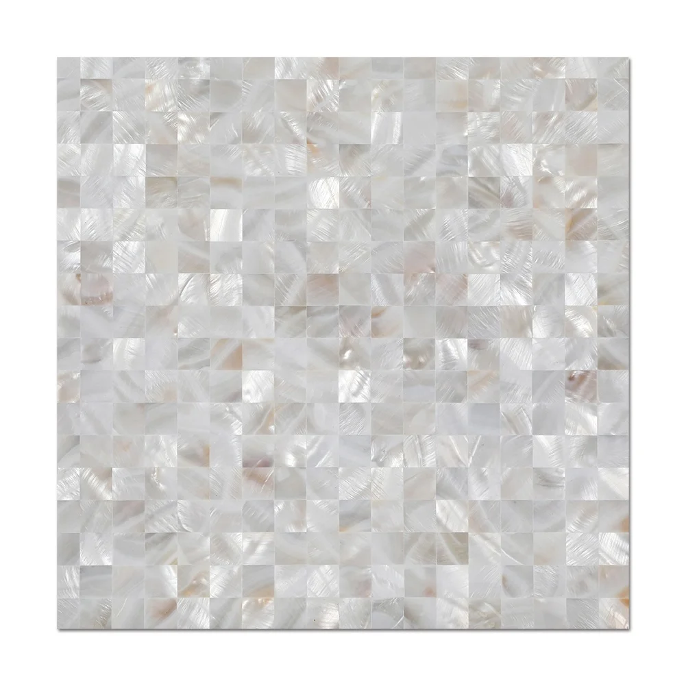 Seashell Floor Backsplash Mother Of Pearl Wall Tile White Shell Mosaic Tiles