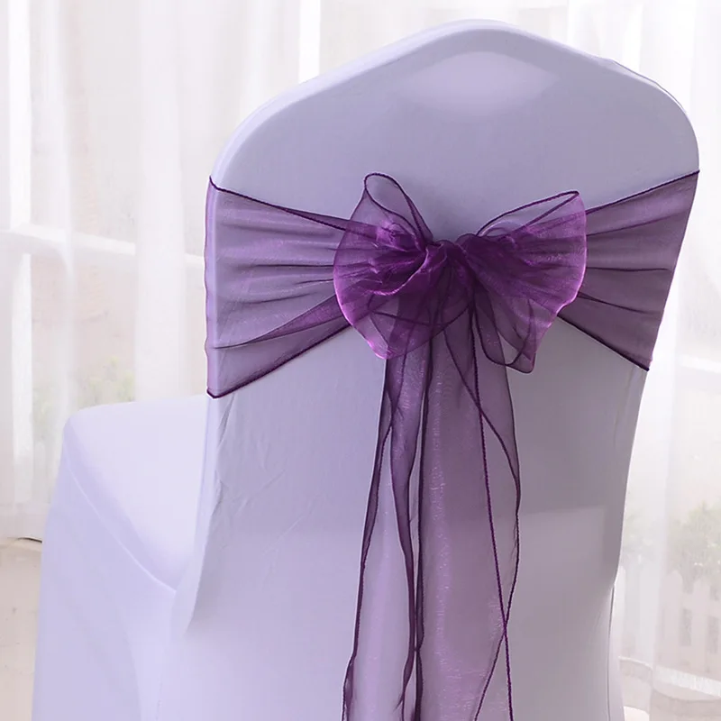 Wedding Banquet Birthday Party Decoration Sashes for Tiffany Chairs