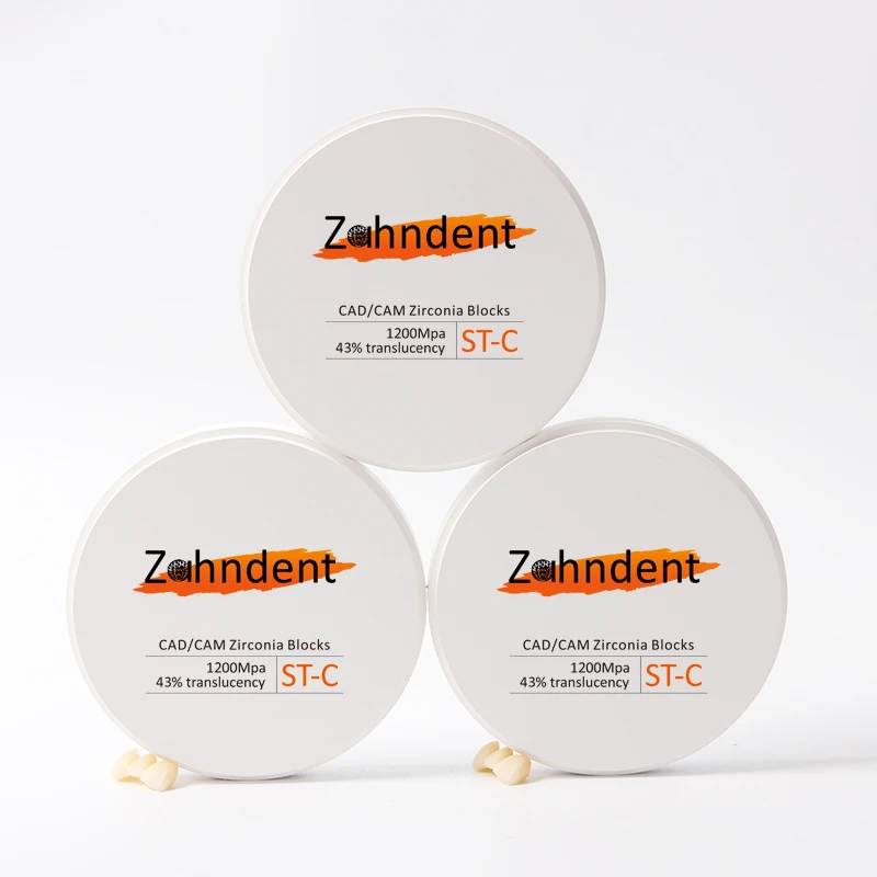 Zahndent cad cam изготовление зубных протезов циркония Многослойные диск стоматологический стоматологическая керамика