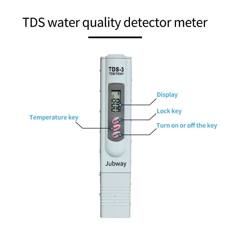 Online shopping pen type high resolution TDS meter with temperature function TDS water tester