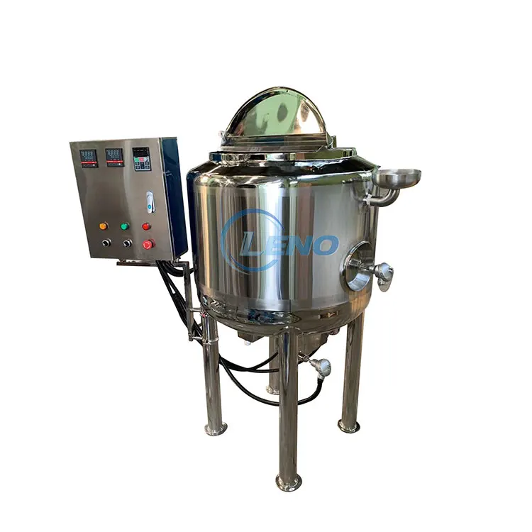 SS304 316 Double layers  Cooling jacket hot water electrical heating heated jacket tank