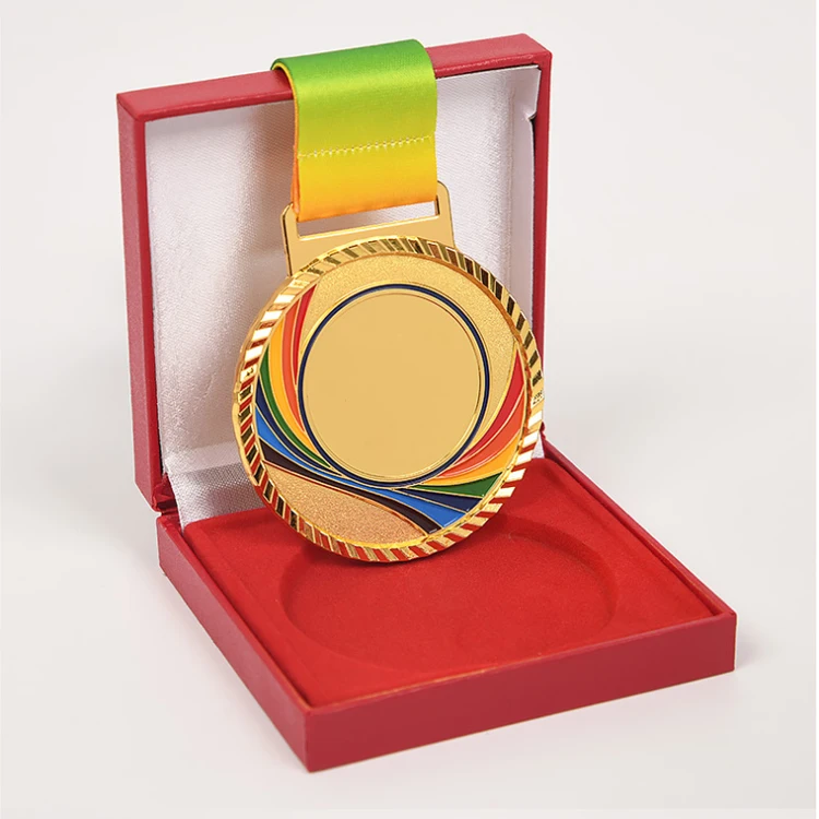 factory manufacturer carnaval miraculous engravable metal award custom medals with ribbon