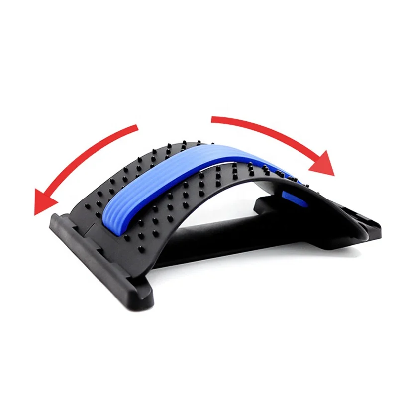 
SANFAN Multi Level Support Lower Lumbar Back Massager Stretcher Posture Corrector Magnetic Adjustable Spine Deck Device 