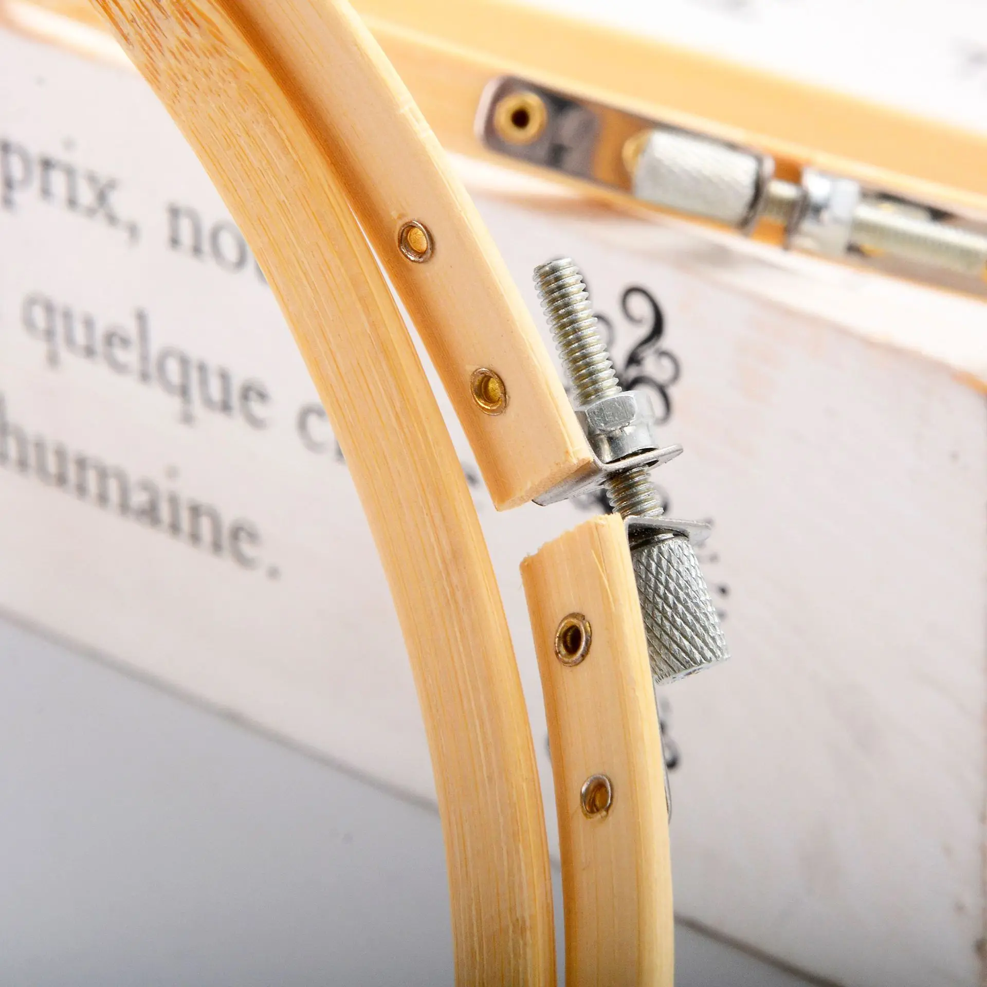 DIY Handmade Bamboo Embroidery Hoop Frame Bamboo Cross Stitch Frame Hoop