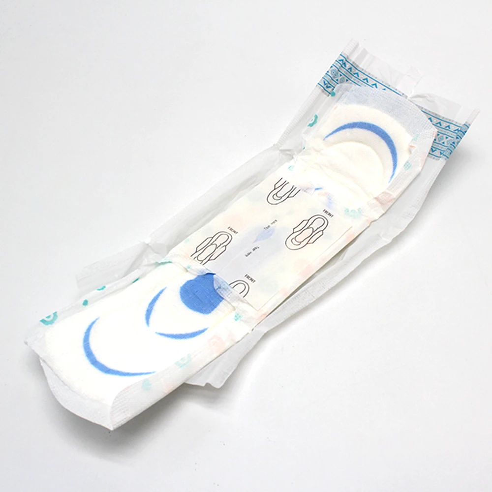 Bag Or Box Package Lady Menstrual care Sanitary Napkin Disposable Cotton Sanitary pads  Made in China
