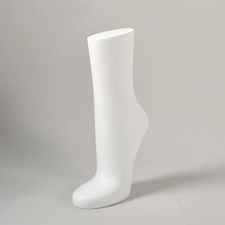 hot sale fiberglass socks display foot mannequin
