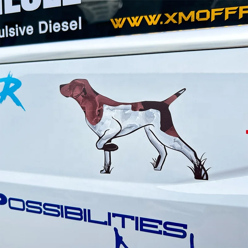 Good Selling UV Resist Waterproof Scratch Proof 3d Custom Car Stickers Full Color Printing Vinyl Window Bumper Car Decals