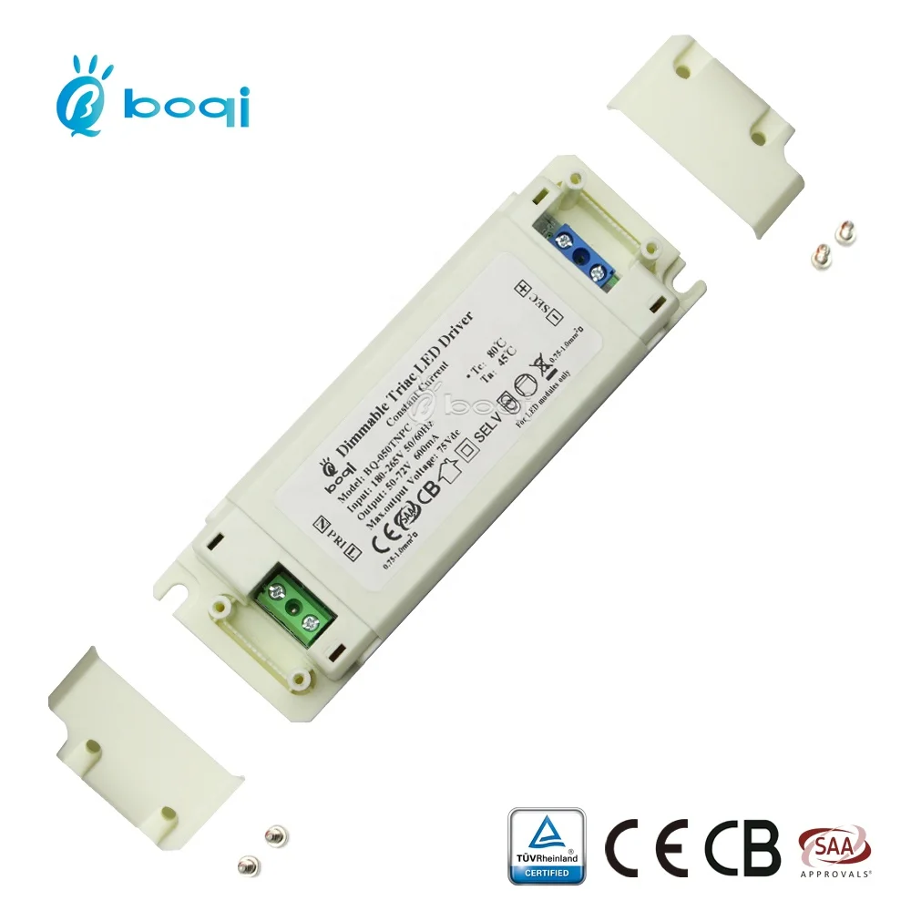 Fast delivery 600mA triac dimmable led driver 42w TUV CB