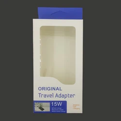 white box hard paper packaging carton small paper packing material for charger and cable of cellphones