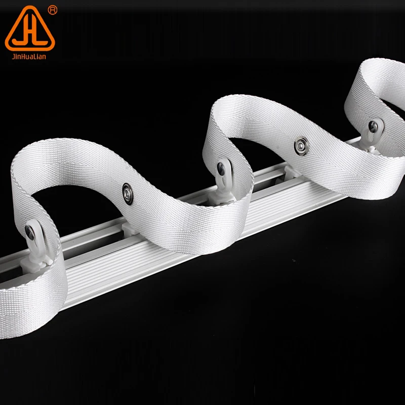 Polyester S Wave Curtain Tape 3cm Used For Ripple Fold Curtain White Color Wave Fold Curtain Tape with All Sizes