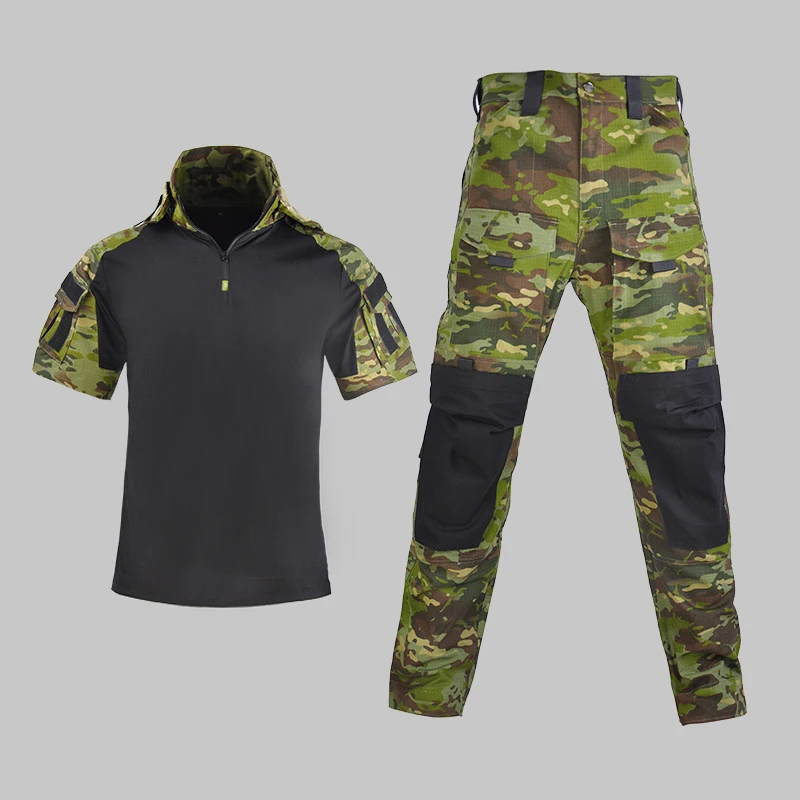 uniform tactical suit special force black cs tactical suit