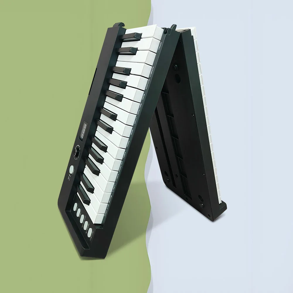 61-key Foldable Piano Folding Digital Piano Portable Bluetooth Music Enlightenment Electronic Keyboard 8610