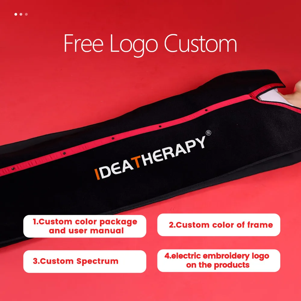 Super big Red light therapy blanket 180cm long led light therapy sleeping bag for home use led light therapy with glasses